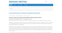 Desktop Screenshot of originalwriting.ie