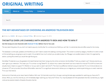 Tablet Screenshot of originalwriting.ie